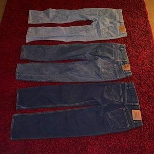 3 pairs of Men's Levi's 505s W-31,L-30, 28 Inseam
